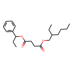 Succinic acid, 2-ethylhexyl 1-phenylpropyl ester