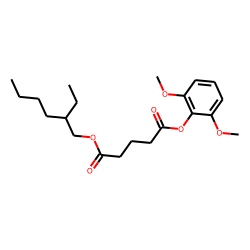 Glutaric acid, 2-ethylhexyl 2,6-dimethoxyphenyl ester