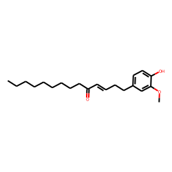 (E)-1-(4-Hydroxy-3-methoxyphenyl)tetradec-3-en-5-one