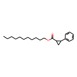 Cyclopropanecarboxylic acid, trans-2-phenyl-, undecyl ester