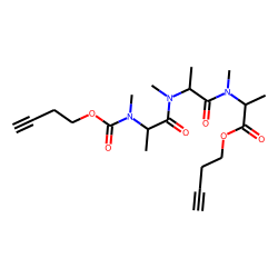 DL-Alanyl-DL-alanyl-DL-alanine, N,N',N''-trimethyl-N''-(byt-3-yn-1-yloxycarbonyl)-, byt-3-yn-1-yl ester
