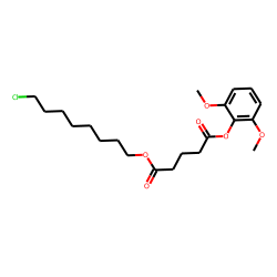 Glutaric acid, 8-chlorooctyl 2,6-dimethoxyphenyl ester