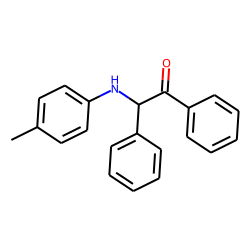 Acetophenone, 2-phenyl-2-(4-methylphenylamino)