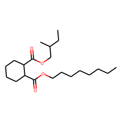 1,2-Cyclohexanedicarboxylic acid, 2-methylbutyl octyl ester