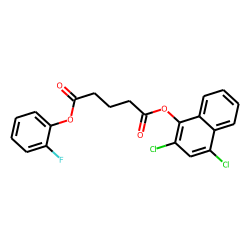 Glutaric acid, 2-fluorophenyl 2,4-dichloro-1-naphthyl ester