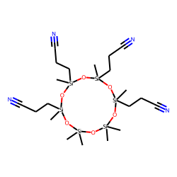2,2,4,4,6,8,10,12-octamethyl-6,8,10,12-tetra(2-cyanoethyl)-[1,3,5,7,9,11,2,4,6,8,10,12]cyclohexasiloxane