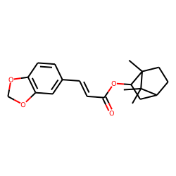 (E)-(1R,2S,4R)-1,7,7-Trimethylbicyclo[2.2.1]heptan-2-yl 3-(benzo[d][1,3]dioxol-5-yl)acrylate