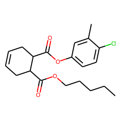 cis-Cyclohex-4-en-1,2-dicarboxylic acid, 4-chloro-3-methylphenyl pentyl ester
