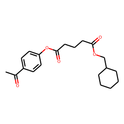 Glutaric acid, cyclohexylmethyl 4-acetylphenyl ester