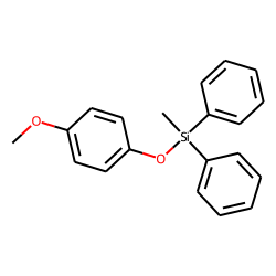1-Diphenylmethylsilyloxy-4-methoxybenzene