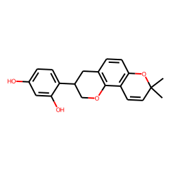 1,3-Benzenediol, 4-[(3R)-3,4-dihydro-8,8-dimethyl-2H,8H-benzo[1,2-b:3,4-b']dipyran-3-yl]-