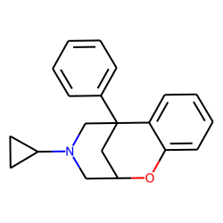 2,6-Methano-1,4(2h)-benzoxazocin, 4(3h)-cyclopropyl-6(5h)-phenyl-