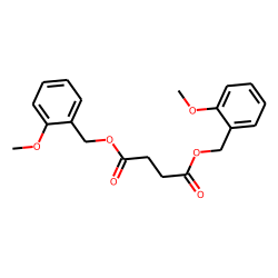 Succinic acid, di(2-methoxybenzyl) ester