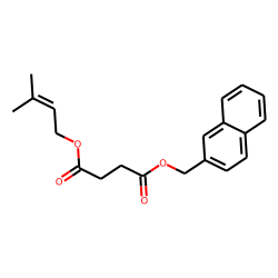 Succinic acid, 3-methylbut-2-en-1-yl 2-naphthylmethyl ester