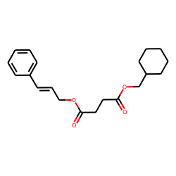 Succinic acid, cyclohexylmethyl 3-phenylprop-2-en-1-yl ester