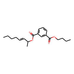 Isophthalic acid, butyl oct-3-en-2-yl ester