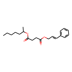 Succinic acid, hept-2-yl 3-phenylprop-2-en-1-yl ester
