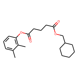 Glutaric acid, cyclohexylmethyl 2,3-dimethylphenyl ester
