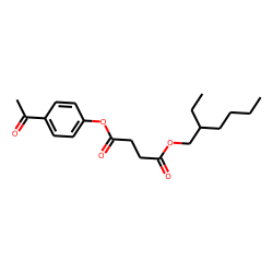 Succinic acid, 2-ethylhexyl 4-acetylphenyl ester