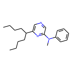 2-(N-methylanilino)-6-(5-nonyl) pyrazine