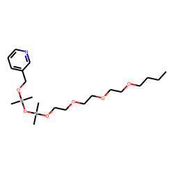 3-(3,3,5,5-Tetramethyl-2,4,6,9,12,15-hexaoxa-3,5-disilanonadec-1-yl)pyridine