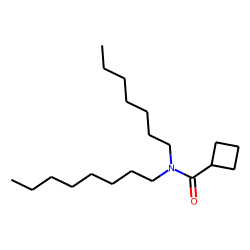 Cyclobutanecarboxamide, N-heptyl-N-octyl-