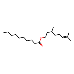 3,7-Dimethyloct-6-en-1-yl decanoate