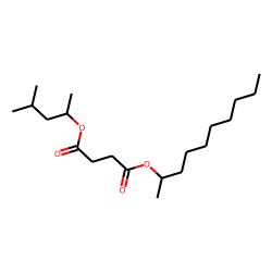 Succinic acid, dec-2-yl 4-methylpent-2-yl ester