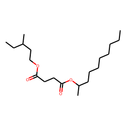 Succinic acid, dec-2-yl 3-methylpentyl ester