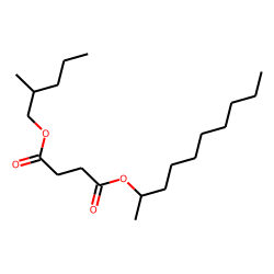 Succinic acid, dec-2-yl 2-methylpentyl ester