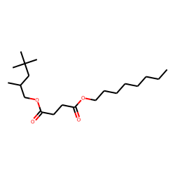 Succinic acid, octyl 2,4,4-trimethylpentyl ester