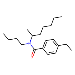 Benzamide, 4-ethyl-N-butyl-N-hept-2-yl-