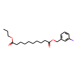 Sebacic acid, 3-iodobenzyl propyl ester