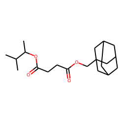 Succinic acid, (adamant-1-yl)methyl 3-methylbut-2-yl ester