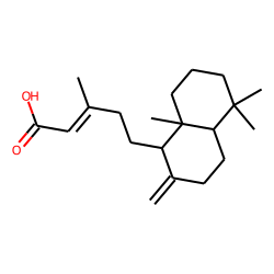 (E)-3-Methyl-5-((1R,4aR,8aR)-5,5,8a-trimethyl-2-methylenedecahydronaphthalen-1-yl)pent-2-enoic acid