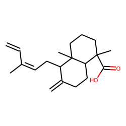 (1S,4aR,5S,8aR)-1,4a-Dimethyl-6-methylene-5-((E)-3-methylpenta-2,4-dien-1-yl)decahydronaphthalene-1-carboxylic acid