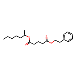 Glutaric acid, hept-2-yl phenethyl ester