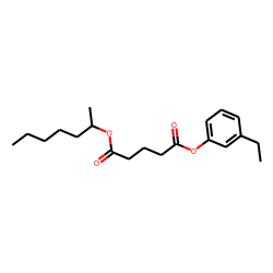 Glutaric acid, hept-2-yl 3-ethylphenyl ester