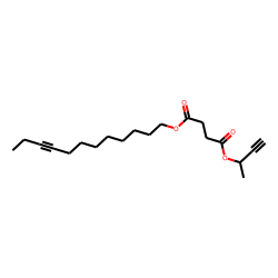 Succinic acid, but-3-yn-2-yl dodec-9-yn-1-yl ester