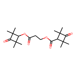 Succinic acid, bis(2,2,4,4-tetra methyl-3-oxocyclobutyl) ester