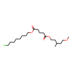 Glutaric acid, 8-chlorooctyl 3-methyl-5-methoxypentyl ester