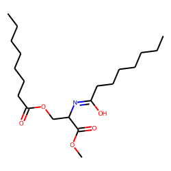 l-Serine, N,O-bis(capryloyl)-, methyl ester