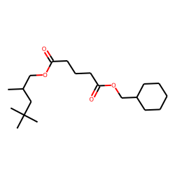 Glutaric acid, cyclohexylmethyl 2,4,4-trimethylpentyl ester