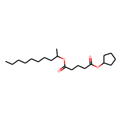 Glutaric acid, cyclopentyl dec-2-yl ester