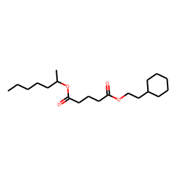 Glutaric acid, 2-(cyclohexyl)ethyl hept-2-yl ester