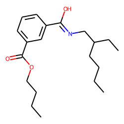 Isophthalic acid, monoamide, N-(2-ethylhexyl)-, butyl ester
