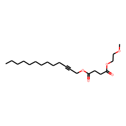 Succinic acid, tridec-2-yn-1-yl 2-methoxyethyl ester