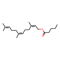 (2E,6E)-Farnesyl pentanoate
