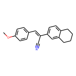 p-Methoxybenzyliden-5,6,7,8-tetrahydronaphthyl-2-acetonitrile