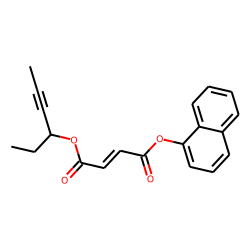 Fumaric acid, naphth-1-yl hex-4-yn-3-yl ester